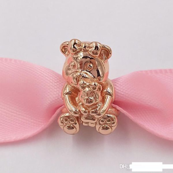 

аутентичные 925 стерлингового серебра шариков дора медведь шарм подвески подходит европейский pandora стиль ювелирных изделий браслеты ожере, Bronze;silver