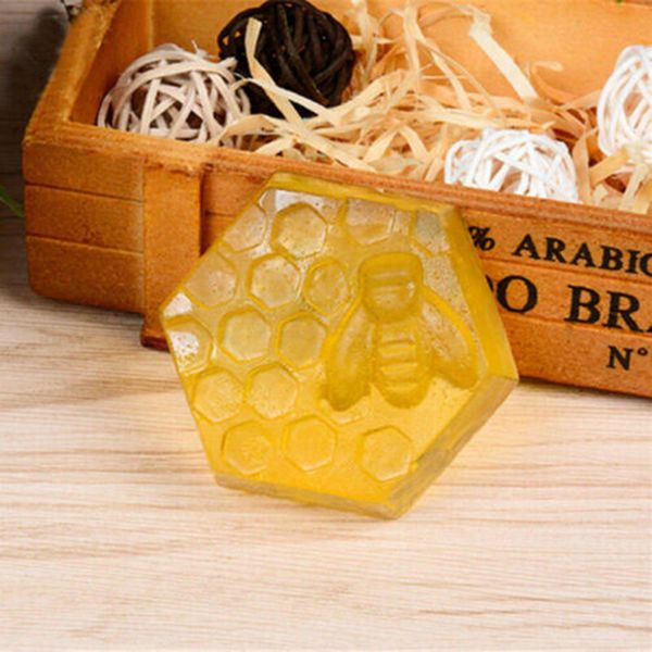 

diy dessert silicone mold 6 holes honey bee design for soap wax maker and home made lover pudding cake craft molde de cozinha
