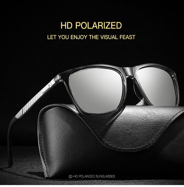 

wishclub brand classic retro sunglasses pilot glare polarized lens vintage eyewear accessories sun glasses for men/women, White;black