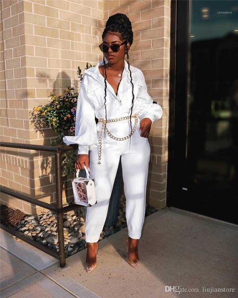 

solid jumpsuits fashion womens deep v neck rompers ladies rompers with flare sleeves autumn womens designer, Black;white