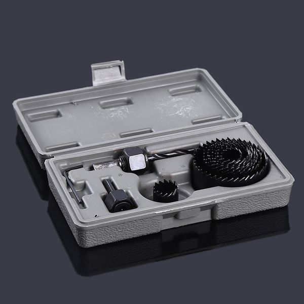 

11pcs hole saw bits kit woodworking hole set plasterboard lamp reaming tool thin wood board plastic reamer durable