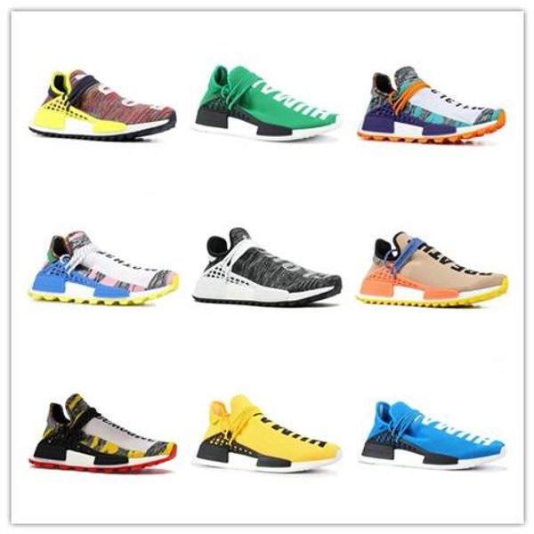 

2019 nmd human race pharrell williams hu trail nerd men women running shoes xr1 black nerd designer sneakers sports shoes