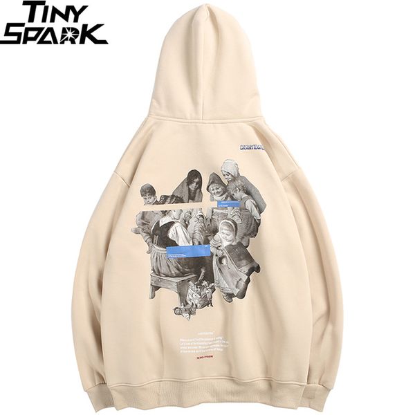 

hip hop men hoodie sweatshirt children party streetwear 2019 winter fleece hoodies pullover cotton autumn thick sweat hoodie, Black