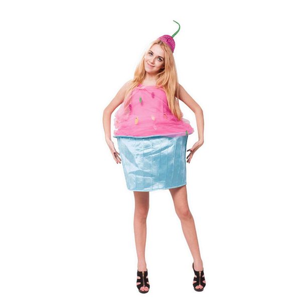 

fruit halloween party dress digital printed theme costume party cosplay, Black;red