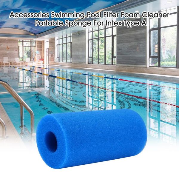 

washable durable accessories column swimming pool filter foam long lasting high density sponge cleaner portable for intex type a