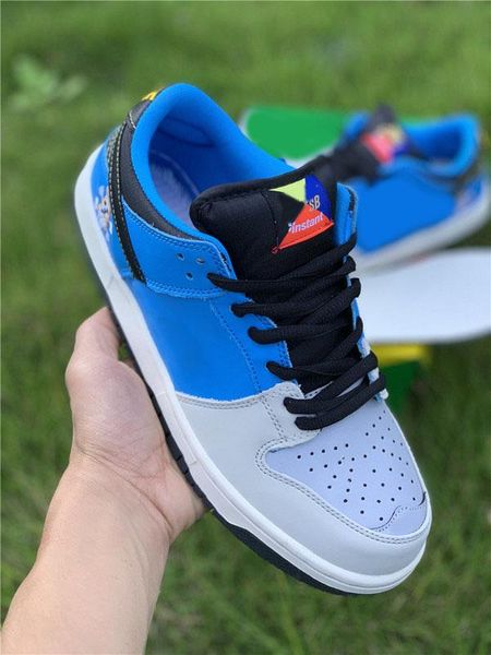

sale skateboarding shoes instant skateboards x sb low men running shoes 3m reflective blue hero sports sneakers with box
