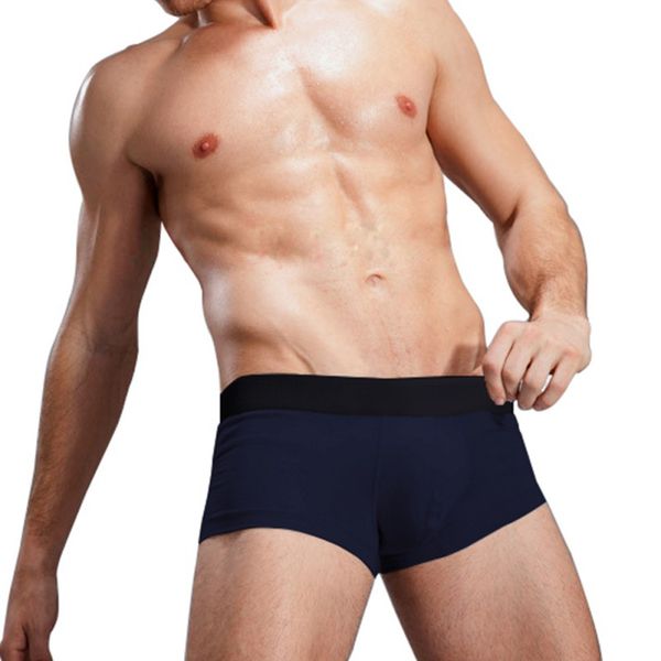 

men boxers male underpants men's cotton boxer shorts men tight boxer shorts underwear rk, Black;white