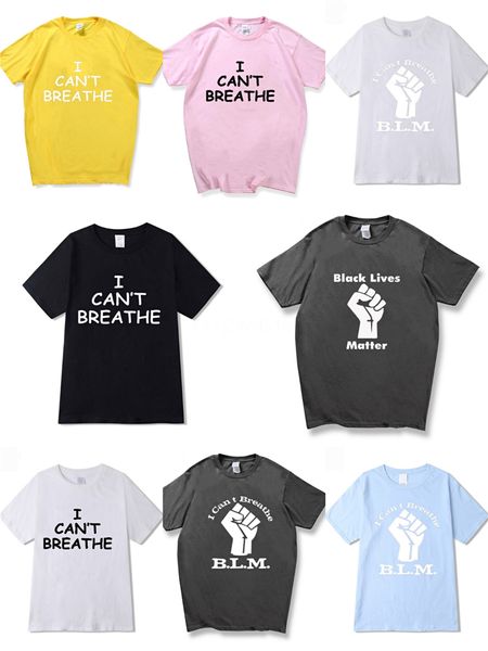 

i cant breathe19ss made in italy printed t shirt for men women summer designer tee luxury shirts with flowers breathable short sleeve cl #75, White;black