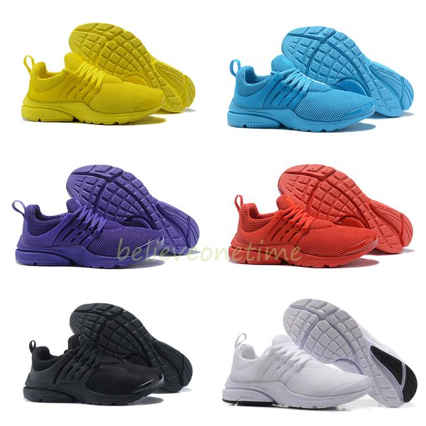 

Top Presto 5 BR QS Breathe Triple Black White Yellow Red Purple Mens Women Running Shoes Prestos Sports Walking Designer Sneakers Us 5.5-12