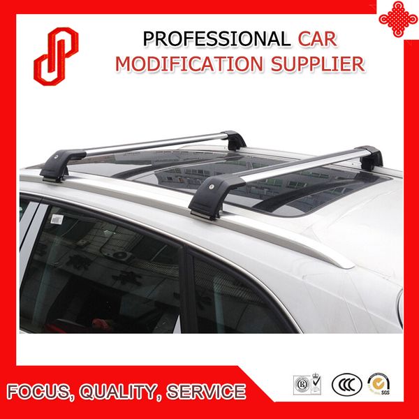 

1 pair silver black color load goods aluminium alloy car roof cross bar for q7