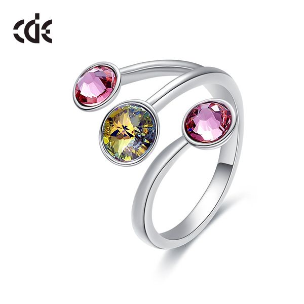 

wedding party beaded pearl gift woman lady diamond jewelry ring for bride acting initiation graduation cde-1412, Golden;silver