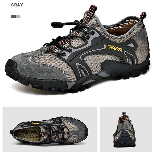

hiking shoes elastic sneakers men outdoor sports jogging sneakers treking water shoes bending resistance comfortable soft beach