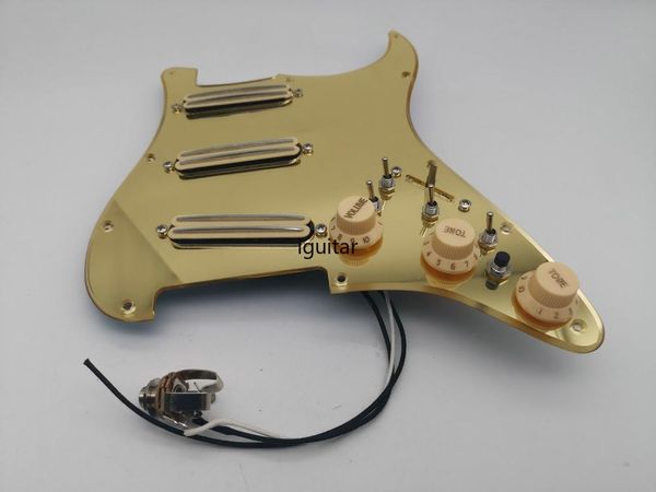 Gitarren-Tonabnehmer Golden mir Schlagbrett SSH Humbucker-Tonabnehmer 3 unabhängige Push-Pull-Funktion 1 erweiterte Tonfunktion Sehr kraftvoll