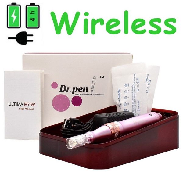 Derma Pen senza fili Dr.Pen M7-W Sistema di micro ago automatico Lunghezze dell'ago regolabili 0,25 mm-2,5 mm DermaPen elettrico Stamp Auto Micro ago
