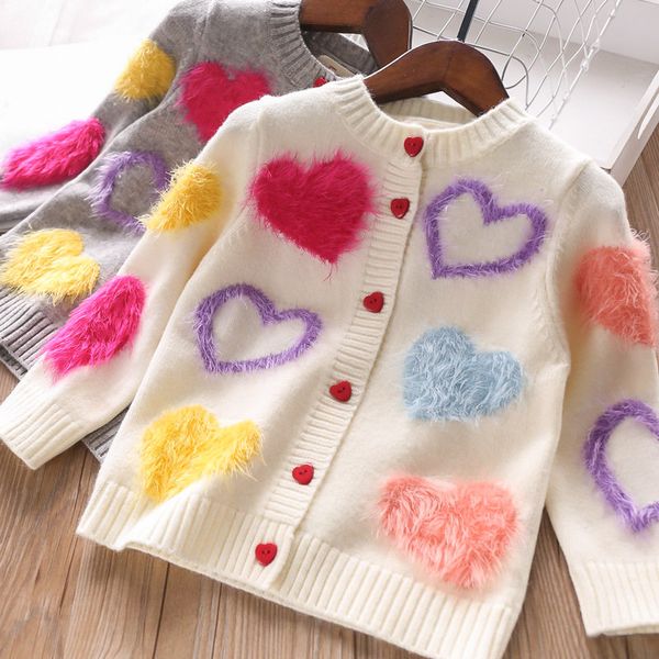 

2020 spring girls knitting sweater children's clothing wholesale, Blue