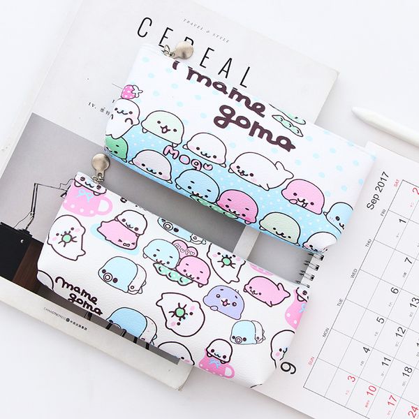 

sumikko gurashi pencil case cute pu pencil bag stationery pen pouch gift office school supplies canetas zakka