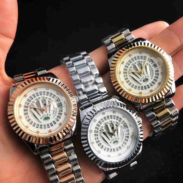 

brand new luxury womens dress style steel wristband silver gold green women quartz watch 2020 lu, Slivery;brown