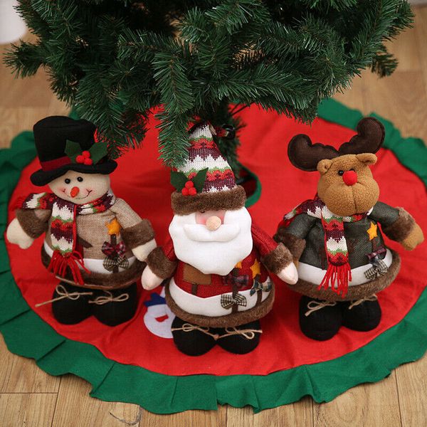 

Christmas Ornaments Santa Claus Snowman Reindeer Toy Doll Hang Decorations Gift