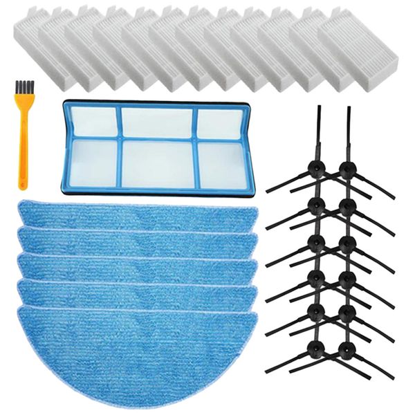 

комплект фильтра замена для ilife v3 / v5 / v5s пылесос 12xside щетки