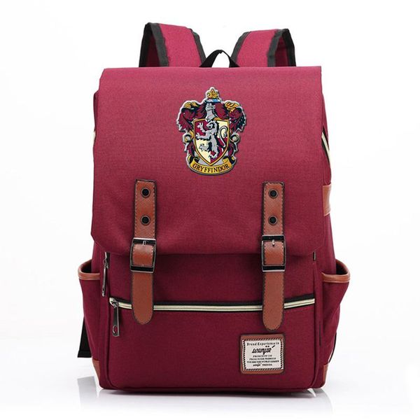 

designer-for vip link magic hogwarts ravenclaw slytherin gryffindor boy girl student school bag teenagers schoolbags women men backpack