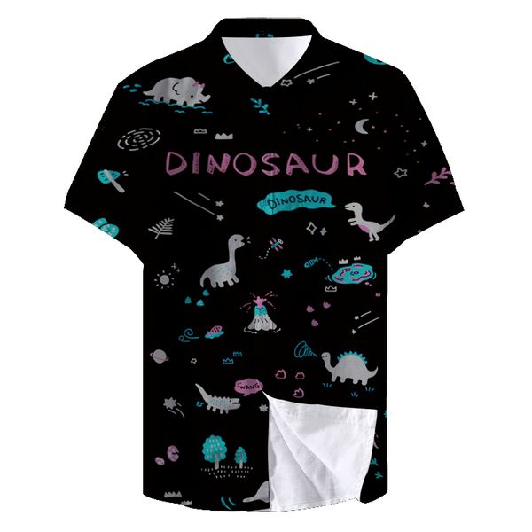 

2019 summer wholesale colorful cute pattern outdoor custom shirt, White;black