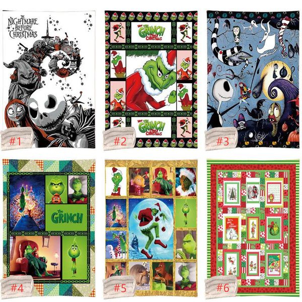 

the grinch series square blanket funny christmas warm blanket thick sherpa fleece blankets for kids warm soft children's coverlet bed s