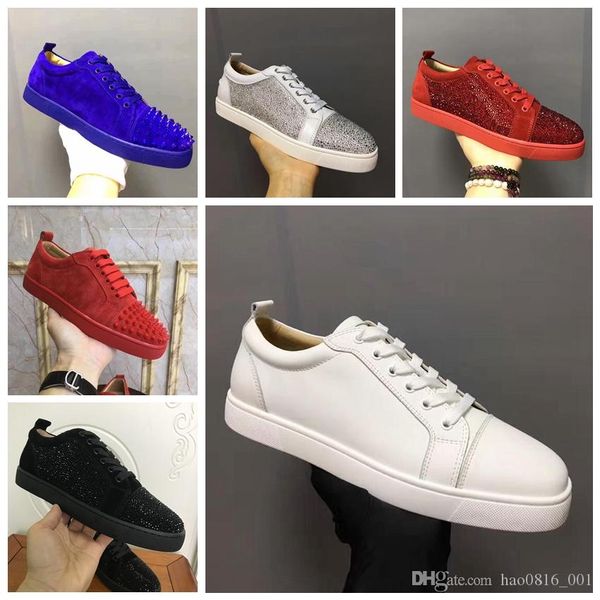 

new дизайнеѬ кѬоовок red bottom боинка веѬ.а зама spike доѬогой обђв дл мђжин и, Black