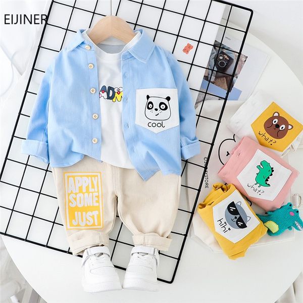 

2020 new spring baby boys clothing formal infant gentleman shirt + pants 2pcs/sets kids clothes cotton children leisure suits, White