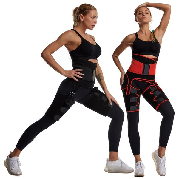 

сиамский пояс дымоход бедро триммер сжигание жира формирование пояса, Black;gray