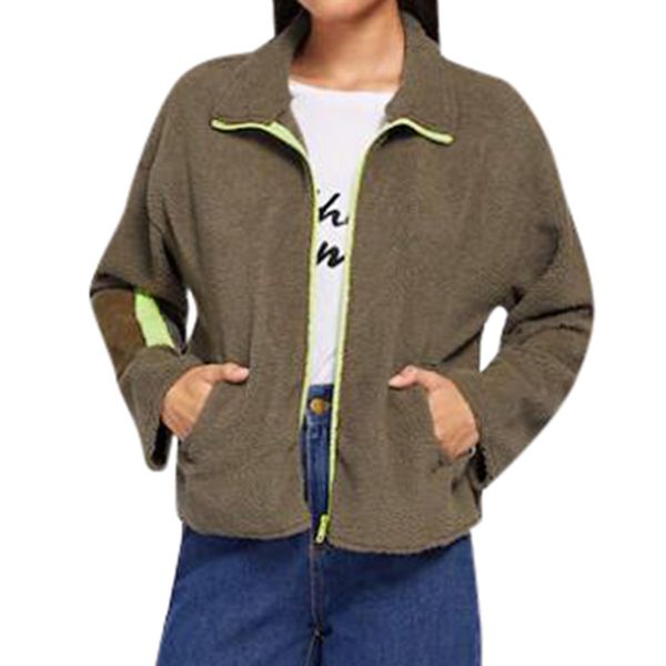 

women basic coats spring jacket vintage long sleeve jackets female long sleeve coat casual outwear windbreaker cardigan#812, Black;brown