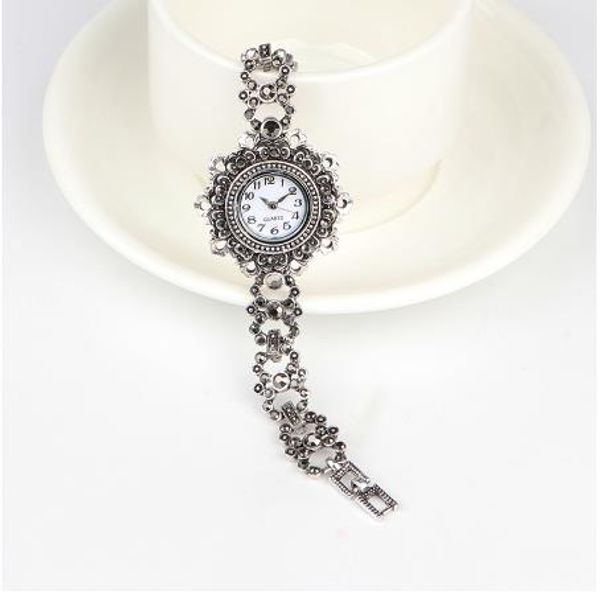 

watches women fashion silver bracelet watch 2019 qingxiya quartz watch lady womens watches clock, Slivery;brown