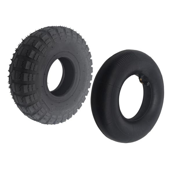 

4.10/3.50-4 410/350-4 atv quad go kart 47cc 49cc chunky 4.10-4 tire inner tube fit all models 3.50-4 4 inch tire