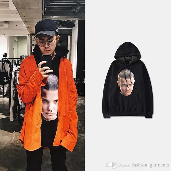 

new ih nom uh nit hoodies 19ss street sport mens womens designer hoodies kanye west loose fit pullover sweatshirt, Black