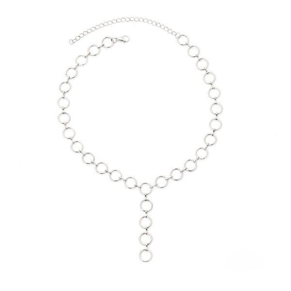 

necklaces jewelry tassel womans chain necklace pendant ladies round lovers silver color vintage european stainless naszyjnik
