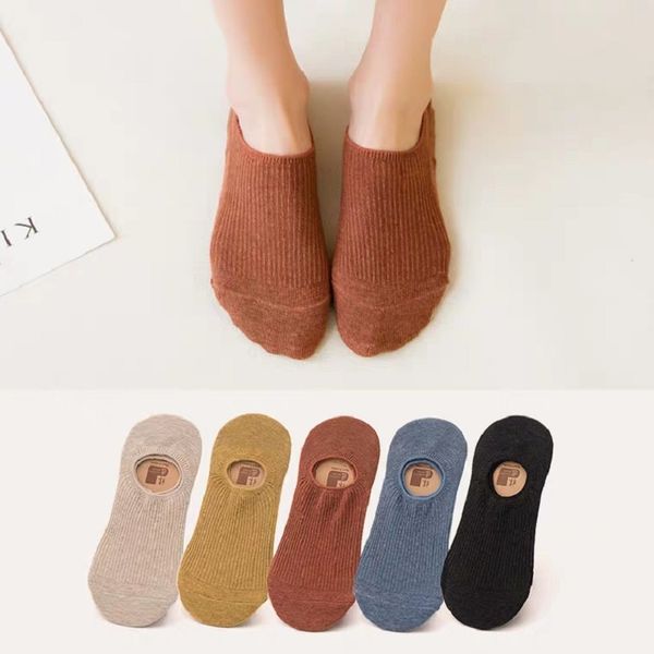 

14 pieces = 7 pairs spring summer women socks solid color fashion wild shallow mouth short socks cotton striped ladies, Black;white