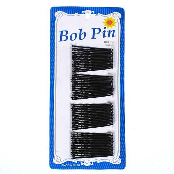 

60pcs/set pro hair clips 4cm black pins curly wavy grips hairstyle hairpin hair hairdressing styling diy tools hairgrip barrette