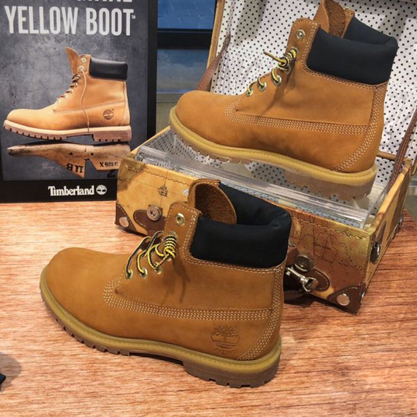 

tÃ¬mberlÃ¡nd men women waterproof outdoor boots brand designers genuine leather warm snow boots casual martin shoes hiking sports shoes, Black