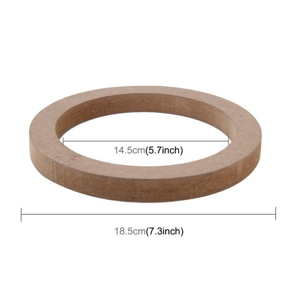 

2pcs car wood loudspeaker base protection cover holder mat ring pat 14.5cm