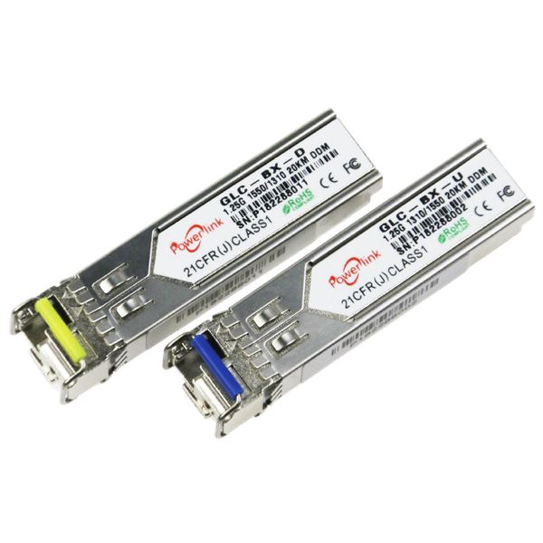 

1 pair 10g 10km lc connector gbic single mode single fiber sfp+ module wdm/bidi 10g 10km a/b 1270/1330nm