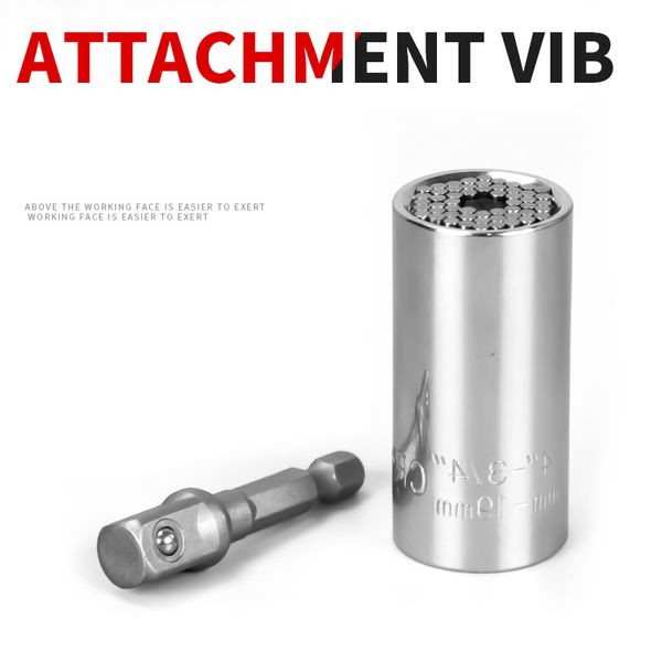 

torque wrench set head key sleeve socket 7-19mm ratchet spanner power drill kits magical grip bushing hand tools universal 2020