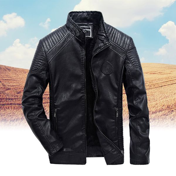 

racing motorcycle leather jacket winter motorbike clothing protector waterproof moto pu leather motor jacket