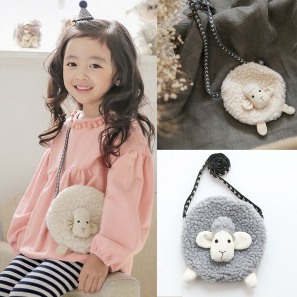 

мини-сумка baby girl soft crossbody кошелек монет плеча crossbody сумка плюшевые кошельки