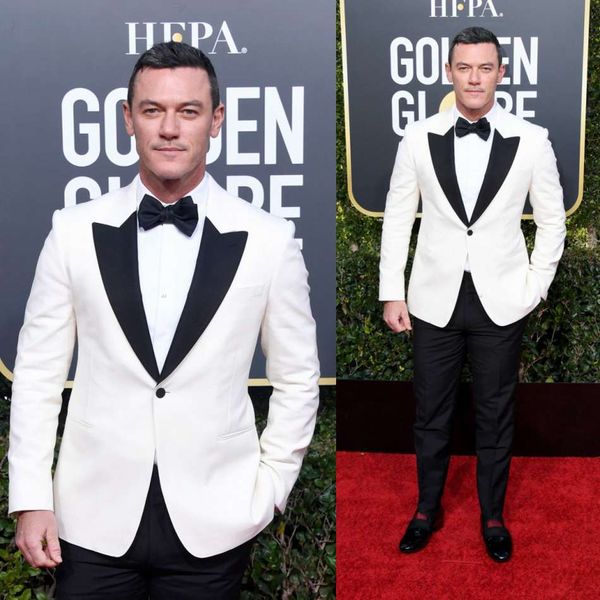 

white groomsmen wedding tuxedos one button peaked lapel men formal suits custom made prom blazer only one jacket, Black;gray