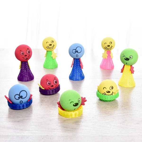 

9cm novelty funny fly jump elf children strange toy bounce kids babies educational learning toys gifts finger toys wholesale