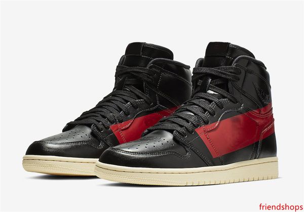 

новый high og 1 couture defiant баскетбол обувь black gym red муслин 1s bq6682-006 не для перепродажи спортивная обувь размер 7-13