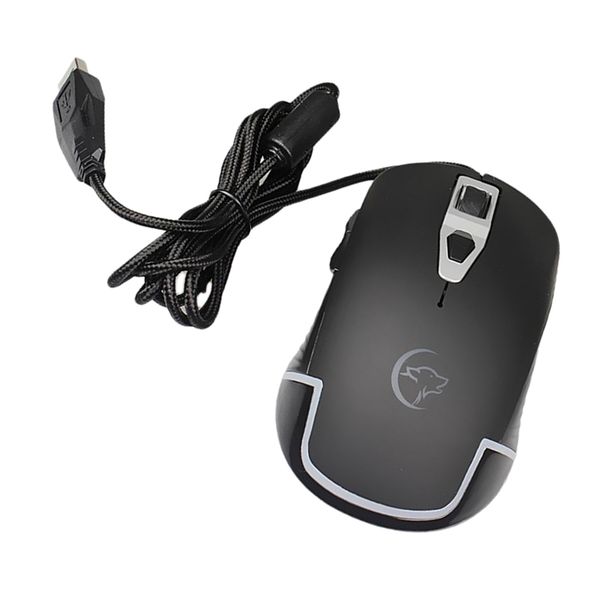 

3200dpi wired gaming mouse 7 button adajustable dpi optical usb gamer mice