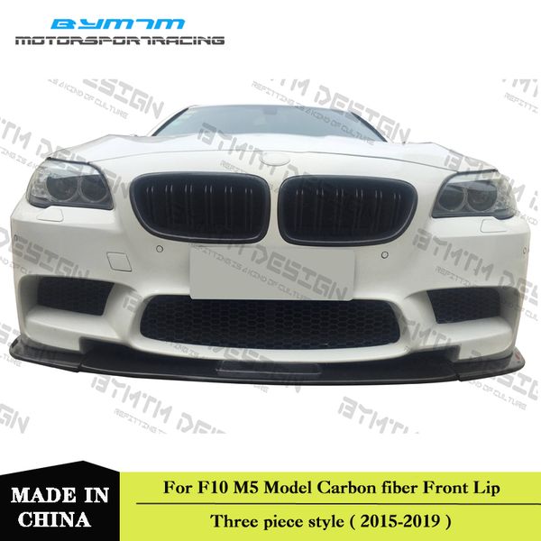 

bymtm bumper carbon fiber front lip for bmw 5 series f10 m5