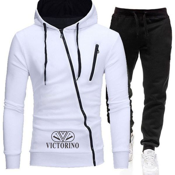 

zippper sportswear tracksuit sets men thick fleece thermal underwear hoodie + pants malechandal sports suit 2020 new brand, Gray