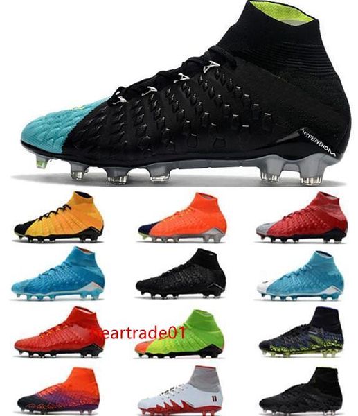 

hypervenom phantom iii df fg men s soccer shoes high ankle rising fast pack footabll shoes men 3d soccer boots neymar soccer c