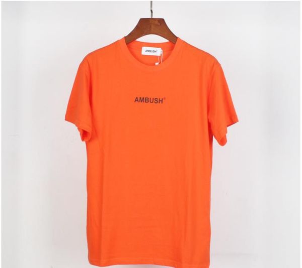 

2019 new letter print loose fashion hip hop high street back luminous short sleeve casual comfort t-shirt, White;black
